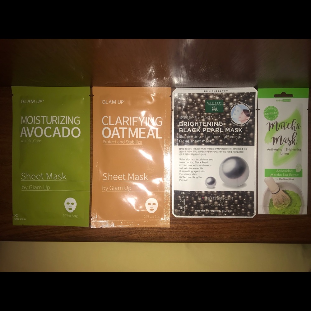 4 Piece Sheet Mask Bundle